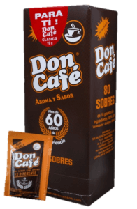 CARTON DE DON CAFE DE 80 SOBRES